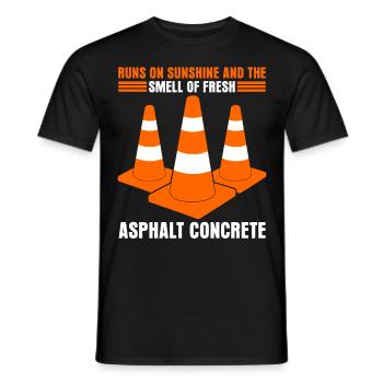 Road Attendant Road Keeper Roadbuilder - Männer T-Shirt - Schwarz - Vorne - AI Model Male 178 light (178cm)