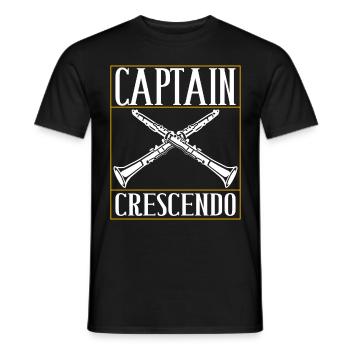 Clarinet Wind Instrument Clarinet player - Men's T-Shirt - black - Front - AI Model Male 178 light (178cm)
