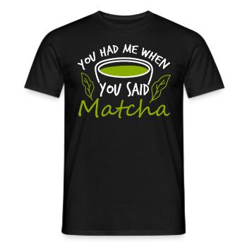 Japanese Tea Matcha Green Tea - Männer T-Shirt - Schwarz - Vorne - AI Model Male 178 light (178cm)
