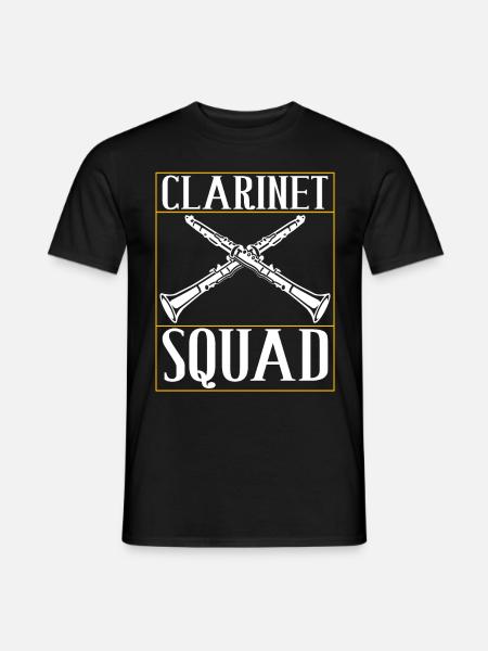 Clarinet Wind Instrument Clarinet player - Men's T-Shirt - black