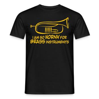Orchestre de bugles - T-shirt homme - noir - Devant - AI Model Male 178 light (178cm)