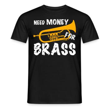 Orchestre de bugles - T-shirt homme - noir - Devant - AI Model Male 178 light (178cm)