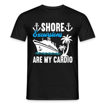 Kreuzfahrt Urlaub Kreuzfahrtschiff - Männer T-Shirt - Schwarz - Vorne - AI Model Male 178 light (178cm)