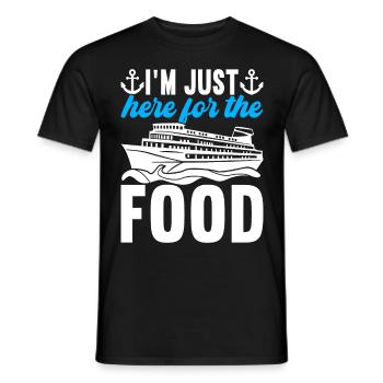 Kreuzfahrt Urlaub Kreuzfahrtschiff - Männer T-Shirt - Schwarz - Vorne - AI Model Male 178 light (178cm)