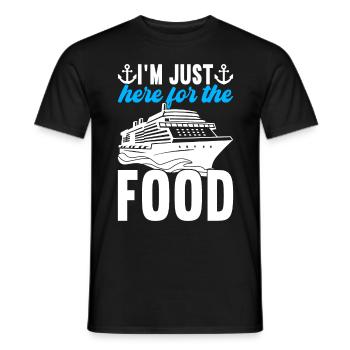 Kreuzfahrt Urlaub Kreuzfahrtschiff - Männer T-Shirt - Schwarz - Vorne - AI Model Male 178 light (178cm)