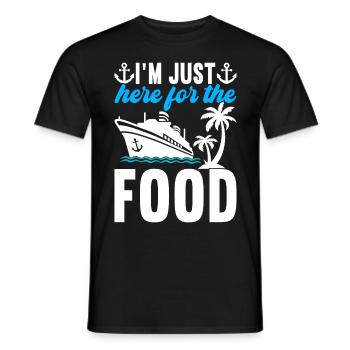 Croisière Vacances Bateau de croisière - T-shirt homme - noir - Devant - AI Model Male 178 light (178cm)