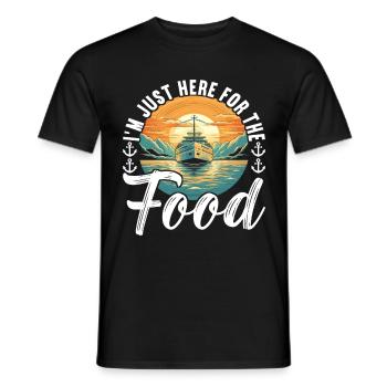 Kreuzfahrt Urlaub Kreuzfahrtschiff - Männer T-Shirt - Schwarz - Vorne - AI Model Male 178 light (178cm)