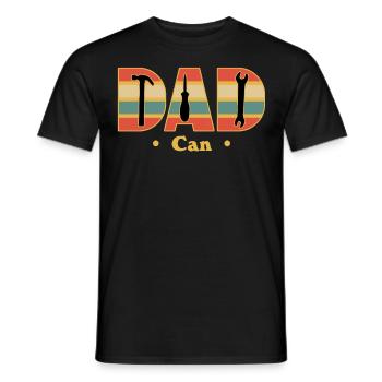 Dad DIY Handyman Workshop Craftsman - Männer T-Shirt - Schwarz - Vorne - AI Model Male 178 light (178cm)
