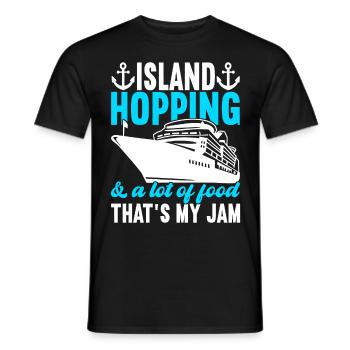 Kreuzfahrt Urlaub Kreuzfahrtschiff - Männer T-Shirt - Schwarz - Vorne - AI Model Male 178 light (178cm)