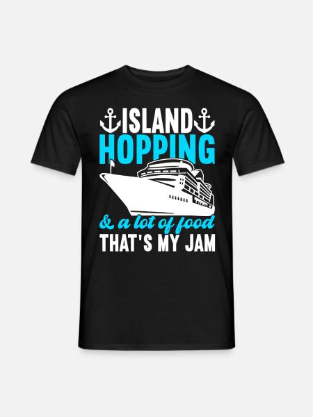 Kreuzfahrt Urlaub Kreuzfahrtschiff - Männer T-Shirt - Schwarz
