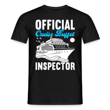 Kreuzfahrt Urlaub Kreuzfahrtschiff - Männer T-Shirt - Schwarz - Vorne - AI Model Male 178 light (178cm)