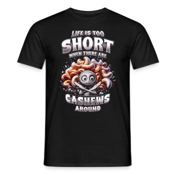 Allergie aux noix de cajou - T-shirt homme - noir - Devant - AI Model Male 178 light (178cm)