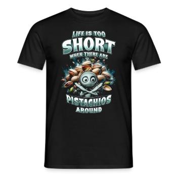 Pistachio allergy - Men's T-Shirt - black - Front - AI Model Male 178 light (178cm)