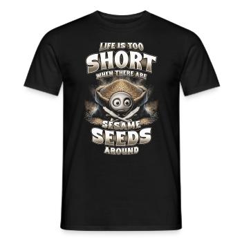 Capsule fruit allergy - Men's T-Shirt - black - Front - AI Model Male 178 light (178cm)