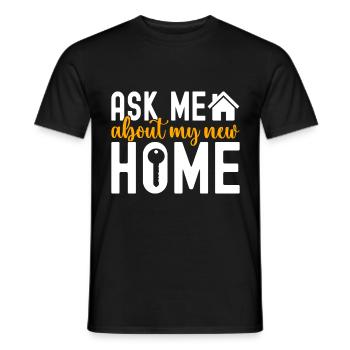 Pendaison de crémaillère des propriétaires - T-shirt homme - noir - Devant - AI Model Male 178 light (178cm)