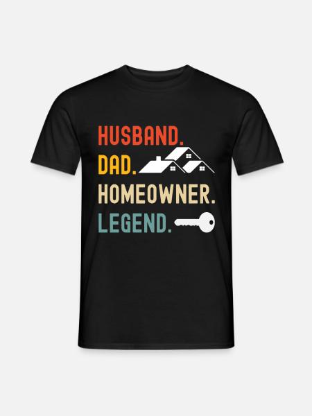 Homeowners Housewarming Party - Men's T-Shirt - black