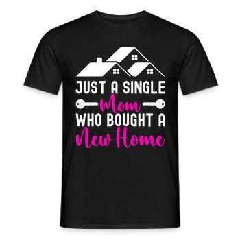 Pendaison de crémaillère des propriétaires - T-shirt homme - noir - Devant - AI Model Male 178 light (178cm)