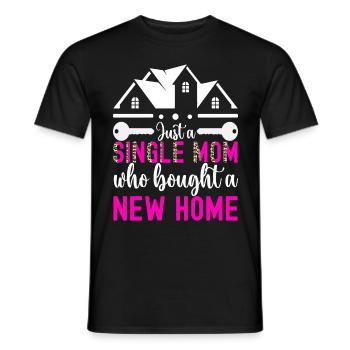 Pendaison de crémaillère des propriétaires - T-shirt homme - noir - Devant - AI Model Male 178 light (178cm)