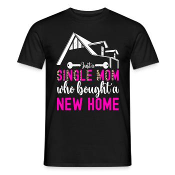 Pendaison de crémaillère des propriétaires - T-shirt homme - noir - Devant - AI Model Male 178 light (178cm)