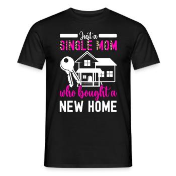 Pendaison de crémaillère des propriétaires - T-shirt homme - noir - Devant - AI Model Male 178 light (178cm)