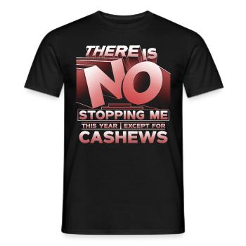 Allergie aux noix de cajou - T-shirt homme - noir - Devant - AI Model Male 178 light (178cm)