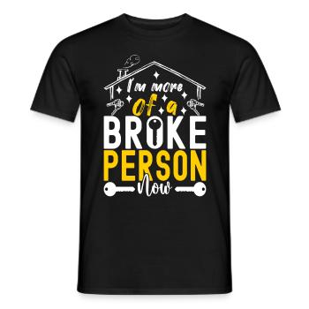 Pendaison de crémaillère des propriétaires - T-shirt homme - noir - Devant - AI Model Male 178 light (178cm)