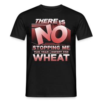 Wheat allergy - Men's T-Shirt - black - Front - AI Model Male 178 light (178cm)