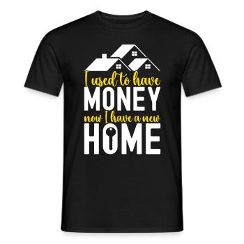 Pendaison de crémaillère des propriétaires - T-shirt homme - noir - Devant - AI Model Male 178 light (178cm)