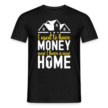 Pendaison de crémaillère des propriétaires - T-shirt homme - noir - Devant - AI Model Male 178 light (178cm)
