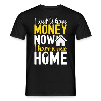 Pendaison de crémaillère des propriétaires - T-shirt homme - noir - Devant - AI Model Male 178 light (178cm)