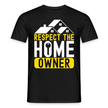 Pendaison de crémaillère des propriétaires - T-shirt homme - noir - Devant - AI Model Male 178 light (178cm)