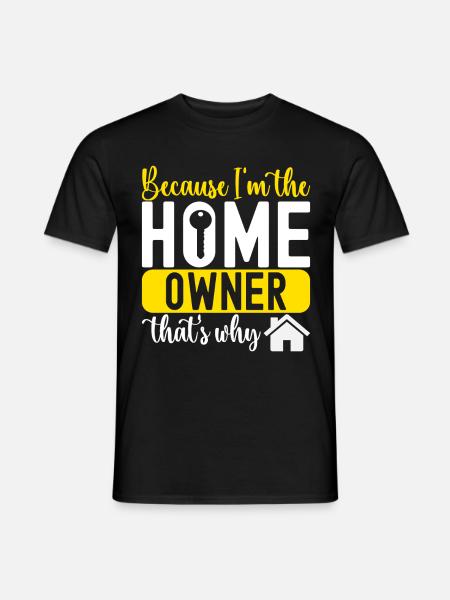 Homeowners Housewarming Party - Men's T-Shirt - black