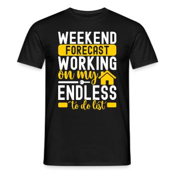 Pendaison de crémaillère des propriétaires - T-shirt homme - noir - Devant - AI Model Male 178 light (178cm)
