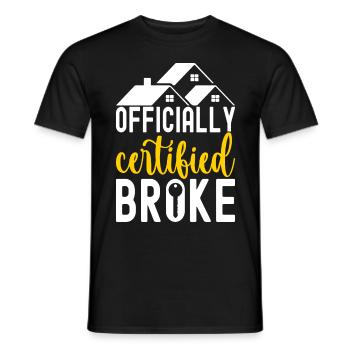 Pendaison de crémaillère des propriétaires - T-shirt homme - noir - Devant - AI Model Male 178 light (178cm)