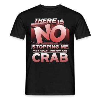 Cancer allergy - Men's T-Shirt - black - Front - AI Model Male 178 light (178cm)