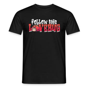 Entomologie de la coccinelle Suivez la punaise - T-shirt homme - noir - Devant - AI Model Male 178 light (178cm)