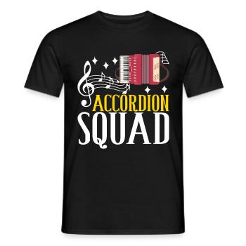 Accordéoniste Accordéoniste - T-shirt homme - noir - Devant - AI Model Male 178 light (178cm)