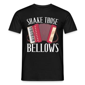 Accordéoniste Accordéoniste - T-shirt homme - noir - Devant - AI Model Male 178 light (178cm)