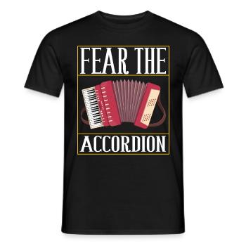 Accordéoniste Accordéoniste - T-shirt homme - noir - Devant - AI Model Male 178 light (178cm)
