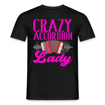 Accordéoniste Accordéoniste - T-shirt homme - noir - Devant - AI Model Male 178 light (178cm)