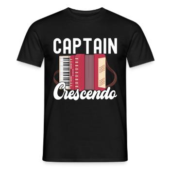 Akkordeon Instrument Akkordeonspieler - Männer T-Shirt - Schwarz - Vorne - AI Model Male 178 light (178cm)