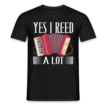 Accordéoniste Accordéoniste - T-shirt homme - noir - Devant - AI Model Male 178 light (178cm)