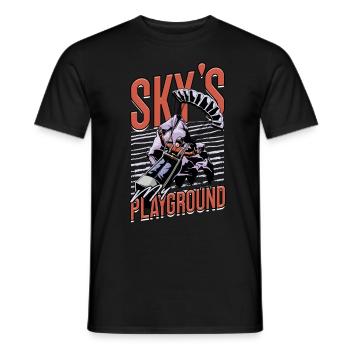 Paragliding Paraglider Gleiter - Männer T-Shirt - Schwarz - Vorne - AI Model Male 178 light (178cm)