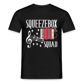 Accordéoniste Accordéoniste - T-shirt homme - noir - Devant - AI Model Male 178 light (178cm)