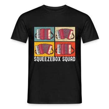 Accordéoniste Accordéoniste - T-shirt homme - noir - Devant - AI Model Male 178 light (178cm)