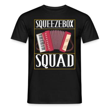 Accordéoniste Accordéoniste - T-shirt homme - noir - Devant - AI Model Male 178 light (178cm)