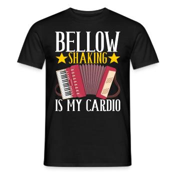 Accordéoniste Accordéoniste - T-shirt homme - noir - Devant - AI Model Male 178 light (178cm)