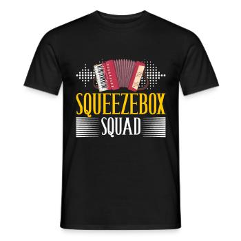 Accordéoniste Accordéoniste - T-shirt homme - noir - Devant - AI Model Male 178 light (178cm)