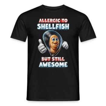Meeresfrüchteallergie Allerigic To Shellfish - Männer T-Shirt - Schwarz - Vorne - AI Model Male 178 light (178cm)
