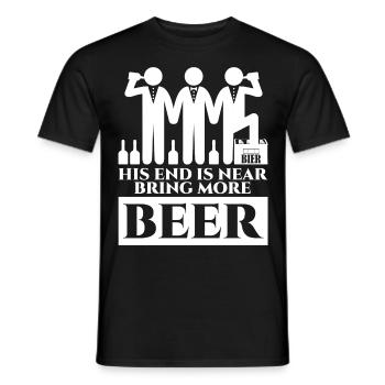 Beer Groom Best Man Groomsmen Bride - Männer T-Shirt - Schwarz - Vorne - AI Model Male 178 light (178cm)